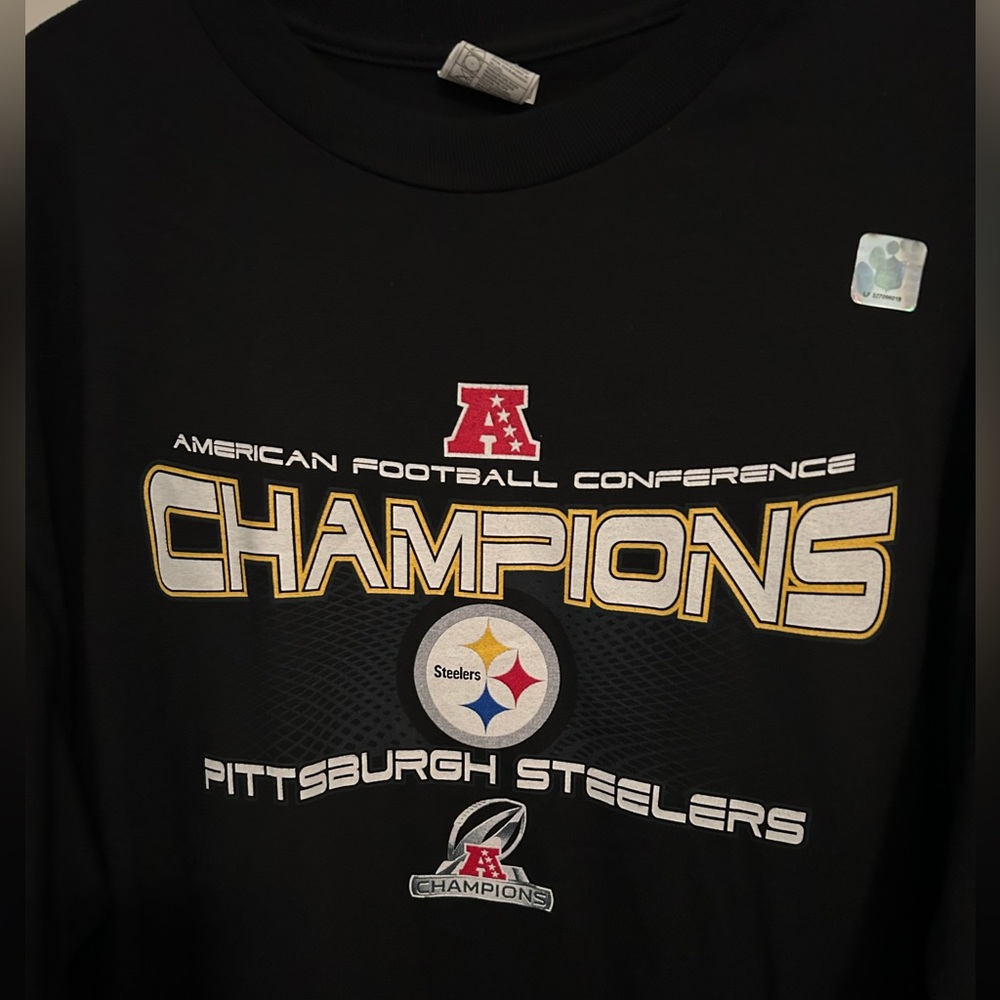 AFC CHAMPION PITTSBURG STEELERS LONG SLEEVE TEE